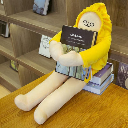 Cute Moody Banana Plushie