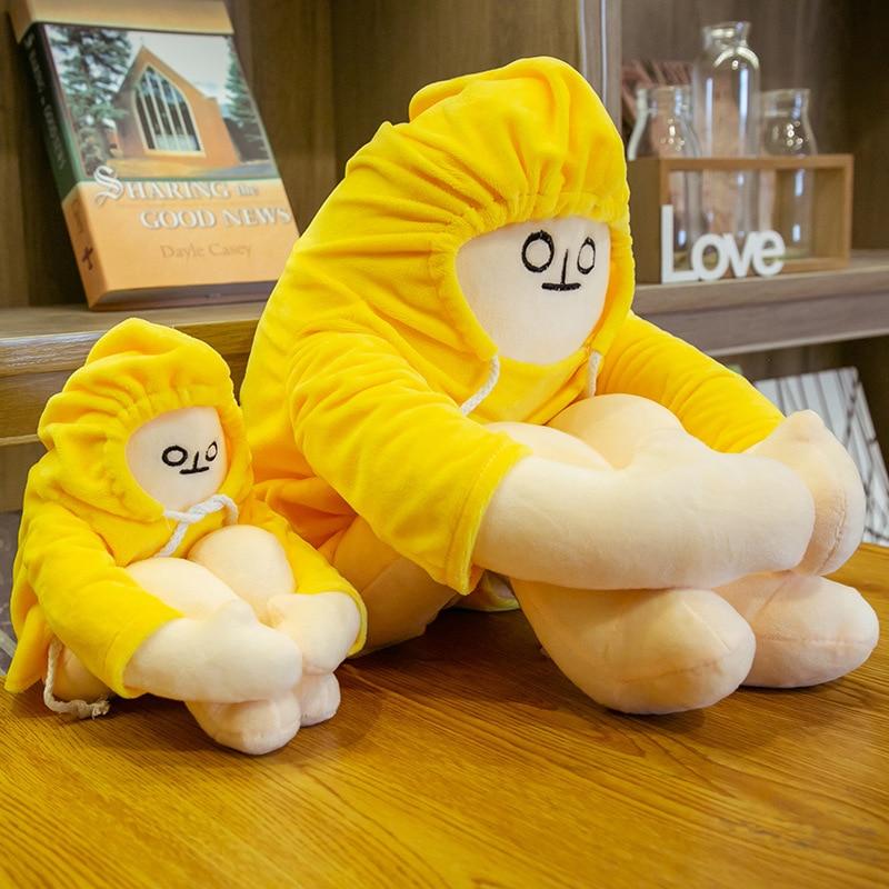 Cute Moody Banana Plushie