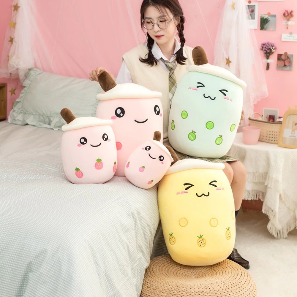 Lovable Bubble Tea Family Fruit Plush Collection