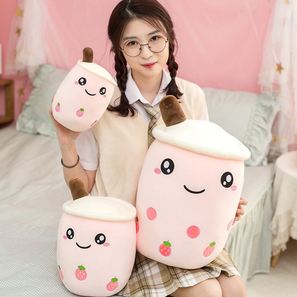 Lovable Bubble Tea Family Fruit Plush Collection