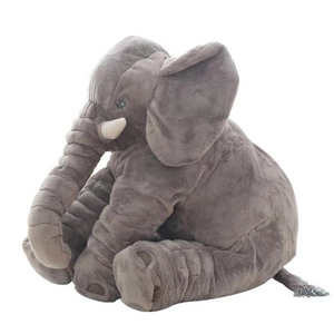 Realistic 3D Baby Elephant Stuffed Animal Pillow Plushie - Available in 2 Sizes and 5 Colors