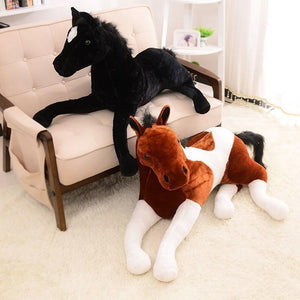 Realistic 3D Horse Stuffed Animal Pillow Plushie - Available in 4 Colors