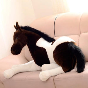 Realistic 3D Horse Stuffed Animal Pillow Plushie - Available in 4 Colors