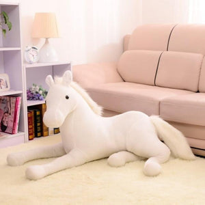 Realistic 3D Horse Stuffed Animal Pillow Plushie - Available in 4 Colors