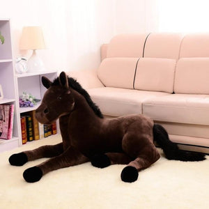 Realistic 3D Horse Stuffed Animal Pillow Plushie - Available in 4 Colors