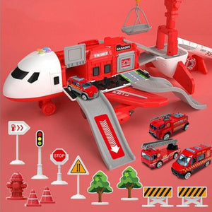 XL Airplane Toy Collection: Police, Construction, and Fireman