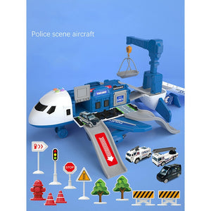 XL Airplane Toy Collection: Police, Construction, and Fireman